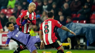 Was a peripheral figure for the most part, although his clever movement and pressing was very valuable to his side. AP