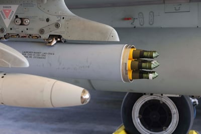 The Advanced Precision Kill Weapon System (APKWS) on a Typhoon. Photo: UK Ministry of Defence