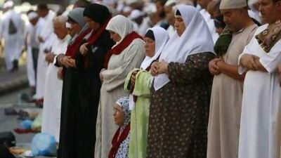 Prayers on a street close to the Grand Mosque in the holy city of Mecca on Saturday, but the Haj also has many other benefits.