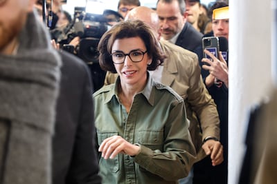 Conservative former minister Rachida Dati lost in Paris. EPA