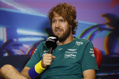 Aston Martin driver Sebastian Vettel has thrown his support behind Lewis Hamilton. AFP
