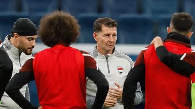 Iraq head coach Jesus Casas will see his side first face Indonesia in Asian Cup Group D. Getty