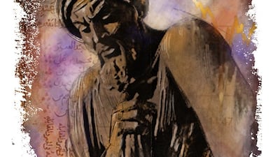 Abu Ja'far Muhammad Ibn Musa Al Khwarizmi is one of the greatest minds of the Islamic Golden Age. Fred Matamoros for The National
