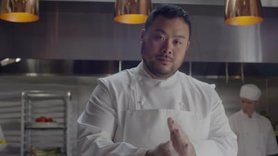 Korean-American chef and restaurateur David Chang. Courtesy Netflix