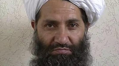File photo of the new leader of Taliban fighters, Mullah Haibatullah Akhundzada, who on February 26, 2017 called on Afghans to plant more trees in the springtime in Afghanistan, a move government officials have deemed a distraction from their crimes. Afghan Islamic Press via AP