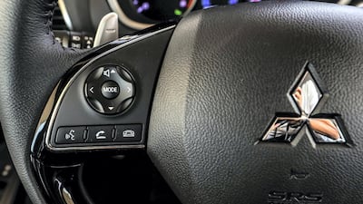 The Eclipse Cross has a turbocharged 1.5-litre engine, with 148hp. Victor Besa / The National