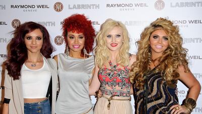 Perrie Edwards, Jesy Nelson, Leigh-Anne Pinnock and Jade Thirlwall of Little Mix attend a special dinner on January 26, 2012 in London, England. Getty Images