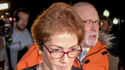 Marie Yovanovitch, former US Ambassador to Ukraine, leaves Capitol Hill after a closed-door deposition before House committees in Washington, D.C., US, on Friday, October 11, 2019. Bloomberg