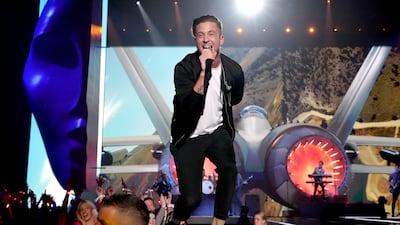 Ryan Tedder of OneRepublic performs during the 2022 MTV Europe Music Awards in Germany. WireImage