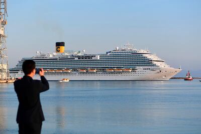 The Costa Venezia cruise ship specially designed for Chinese tourists. AFP