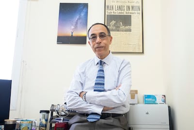 Dr Nidhal Guessoum, astrophysicist at the American University of Sharjah. Leslie Pableo / The National