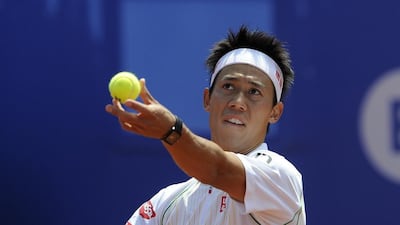 Kei Nishikori is 32-8 with two titles in 2014, the Barcelona Open in April and the US National Indoor Tennis Tennis Championships in February. Josep Lago / AFP