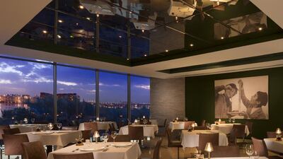 The interior of Italian restaurant L’Olivo Ristorante in Rixos The Palm. Courtesy of Rixos The Palm