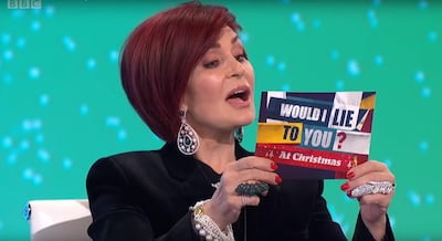 Sharon Osbourne admitted to firing an assistant for not having a sense of humour about a house fire she sent him into during BBC show 'Would I Lie To You?'. YouTube / BBC