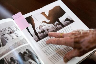 The city that Maganmal Pancholia arrived in seven decades ago was very different to the one today. Reem Mohammed / The National