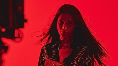 At just 20, Bella Hadid, pictured here for Bulgari, is a supermodel on the ascent across runways around the world, just like her big sister Gigi Hadid. Courtesy Bulgari.