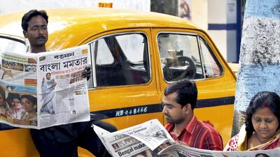 India's changing demographics have made local-language newspapers the best source of growth in circulation and ad revenue. Rajesh Kumar Singh / AP Photo