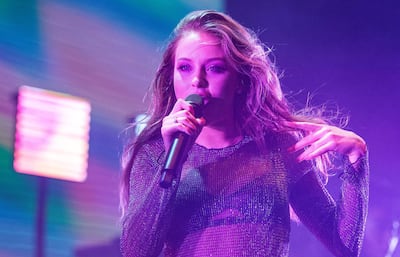 Zara Larsson performs live on stage at Eventim Apollo in 2017 in London, England. Getty