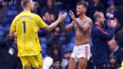 ARSENAL RATINGS: Aaron Ramsdale 6: Very little to do as Chelsea managed just one shot on target and goalkeeper will certainly have busier days at office. PA