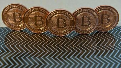 Bitcoin remains about 70 per cent higher for the year and is more than 1,000 per cent higher than its 2020 low of $3,850.. Photo: AFP