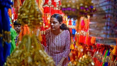 The festival is a bank holiday in most parts of India. AFP