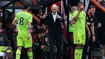 Manchester United manager Erik ten Hag's side meet Chelsea at Old Trafford on Thursday. AFP