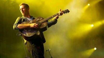 Coldplay's Chris Martin says his comments on a US morning talk show about regretting the group's album Mylo Xyloto's name were a joke.