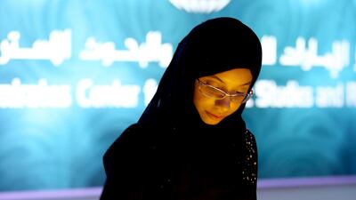 Desert sand from the UAE is the best sand for their work, Shayma, says.