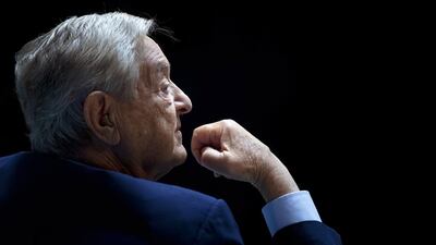 George Soros, one of the world’s most feared investors, is betting $2 billion that the US stock markets will go through a correction. Brendan Smialowski / AFP