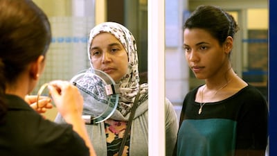 Soria Zeroual, left, and Zita Hanrot in Fatima. Courtesy Pyramide Films