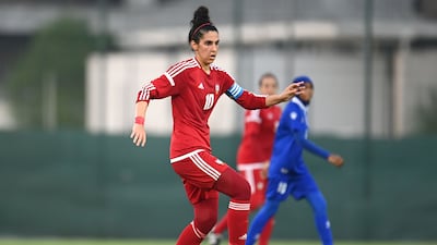 Nouf Al Anzi said football has given her many life lessons. Photo: UAE FA