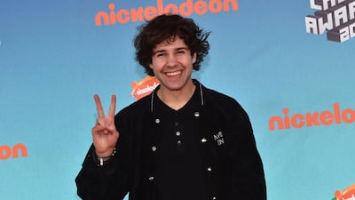 Slovakian YouTuber David Dobrik arrives. AFP