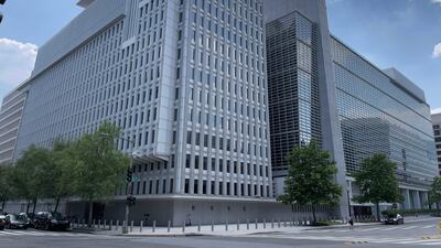 The World Bank headquarters in Washington. AFP