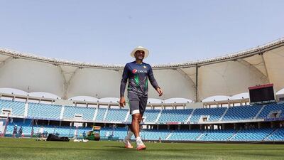 Pakistan's Misbah-ul-Haq shown on Wednesday at a nets session in Dubai ahead of the second Test against England in the UAE. Jason O'Brien / Action Images / Reuters / October 21, 2015