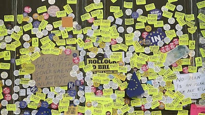 Brexit opponents are stepping up efforts to secure a new referendum. AFP