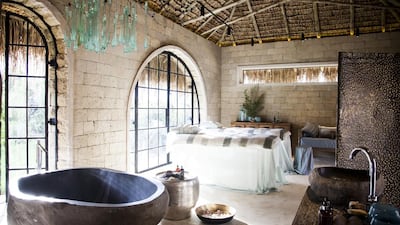 The luxurious Segera spa. Courtesy Segera Retreat