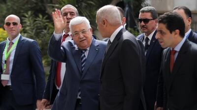 President Mahmoud Abbas of the Palestinian Authority needs to rally not just Arabs but also Palestinians. Reuters