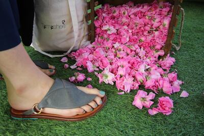 Footwear by Tamashee. Courtesy Abdulrahman Al Deghailby