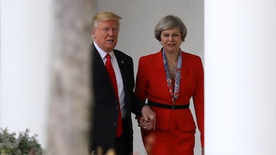 The 'special relationship' between the UK and US is under threat after Donald Trump and Theresa May embarked on a public war of words. Christopher Furlong/Getty Images