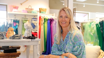 Lucy Gibson, owner and founder Sand Dollar, says the fashion boutique is her best investment. Pawan Singh / The National