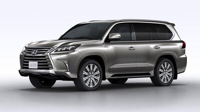 The 2016 Lexus LX570, which costs from Dh450,000. Courtesy Lexus