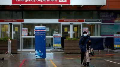 The emergency department at The Royal London Hospital. The hospital recently opened a new critical care unit, increasing the trust's capacity to treat critical Covid-19 patients. Getty Images