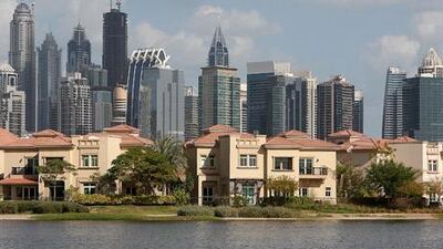 Villa prices in Dubai rose by 23 per cent over the past 12 months alone as demand begins to return to the property market. Pawan Singh / The National