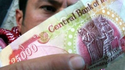 Iraqi businessmen have been hit by the delay in passing a budget for 2022. AFP