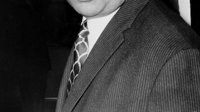 London, UK, 1969. Australian media mogul Rupert Murdoch leaves the offices of IPC (International Press Corporation) in Holborn after talks on the future of the Sun newspaper. Photo by Leonard Burt/Central Press/Hulton Archive/Getty Images