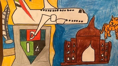 Agastya Vidyasagar, grade two, Dubai International Academy. Courtesy Wafaa Mohamed