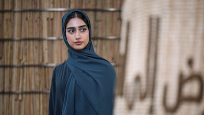Emirati poet Shamma Al Bastaki will share stories from old Dubai on January 25. Victor Besa / The National