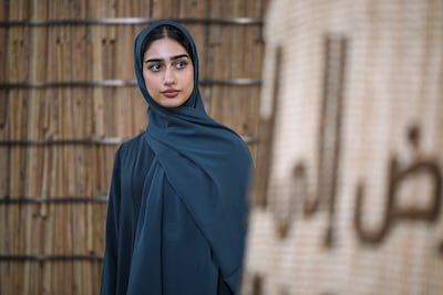 Emirati poet Shamma Al Bastaki will be speaking at the Emirates Airline Festival of Literature. Victor Besa / The National