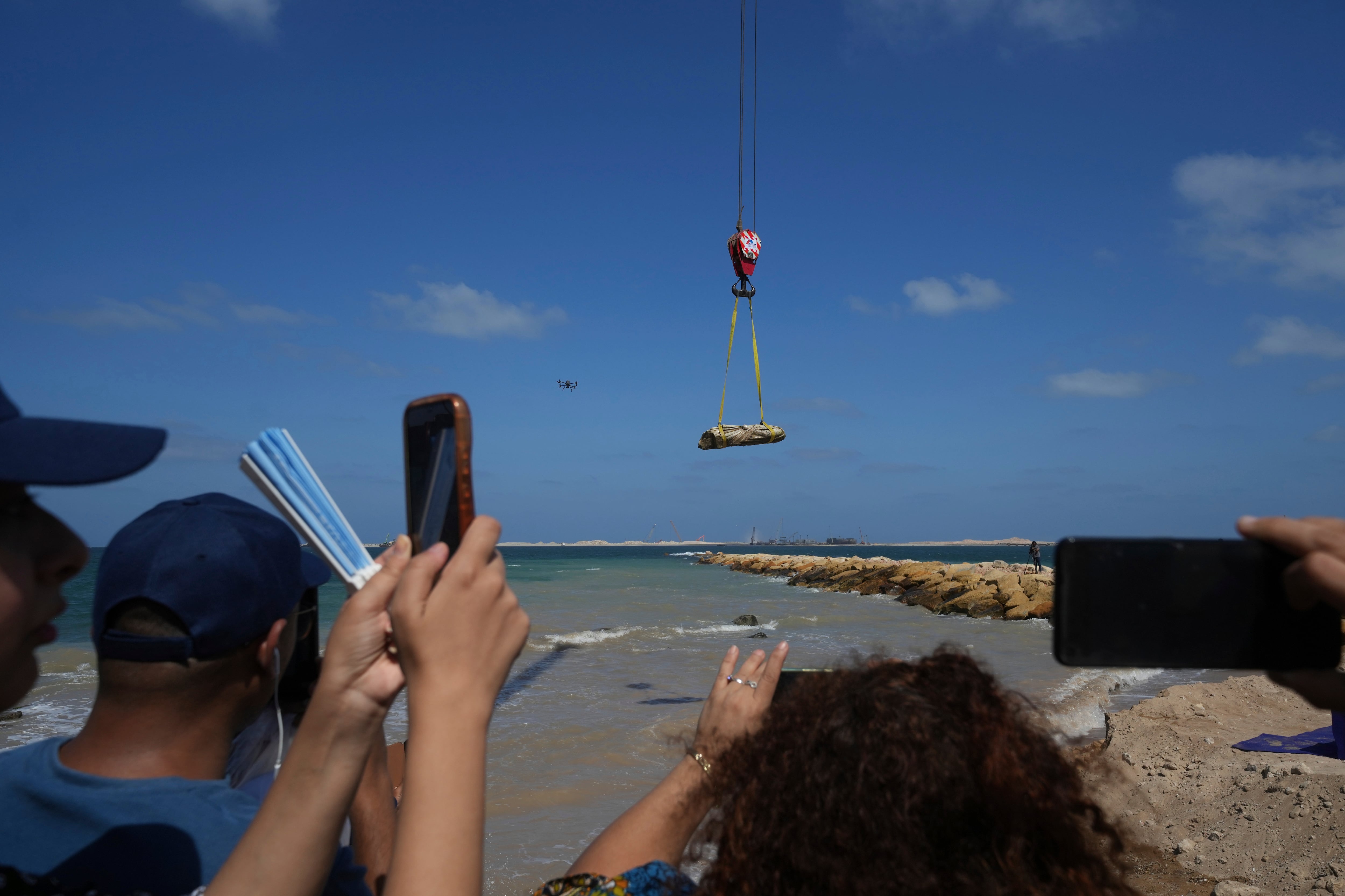 Quartz sphinx among antiquities pulled from the Mediterranean Sea off ...