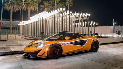 The McLaren 620R has a 3.8-litre twin-turbo V8 engine with 611bhp and 620Nm of torque